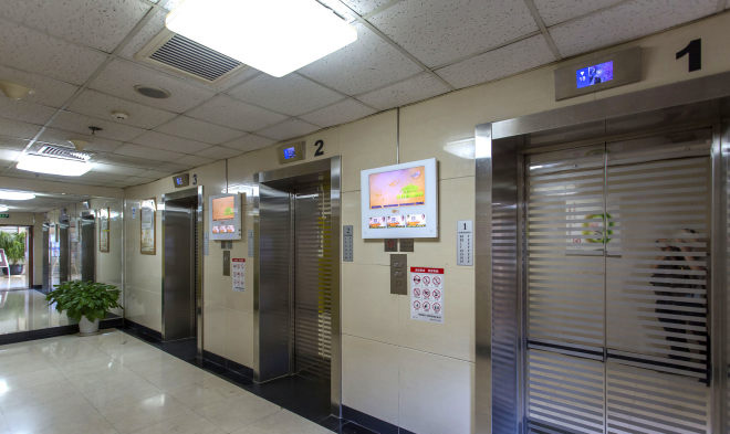 怡和阳光大厦电梯间